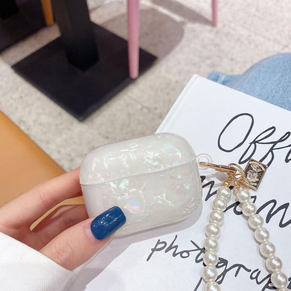 Glitter AirPods Pro 2nd 1st Gen Case Cover Pearl Keychain Cleaner Pen Colorful